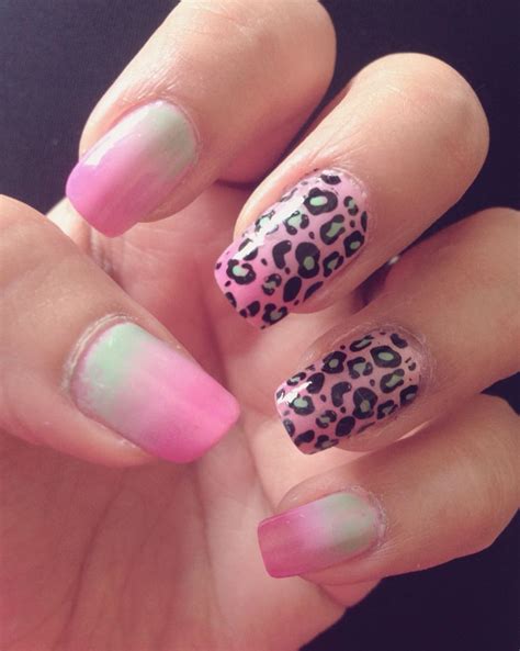 38 ideas de Uñas leopardo .